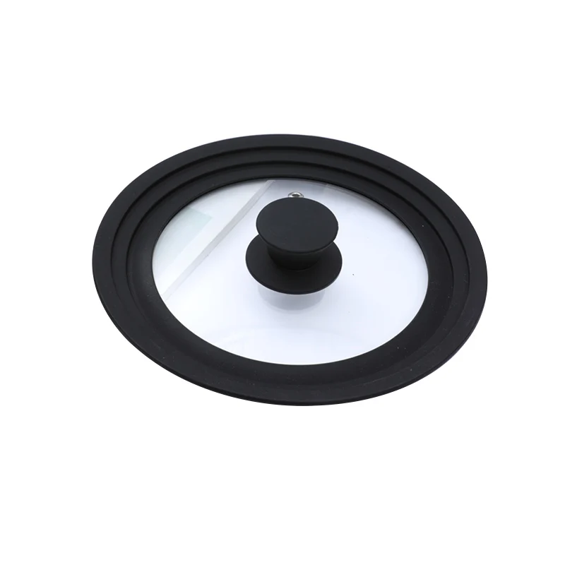 LFGB Food Grade Adjustable Silicon Temper Glass Lids