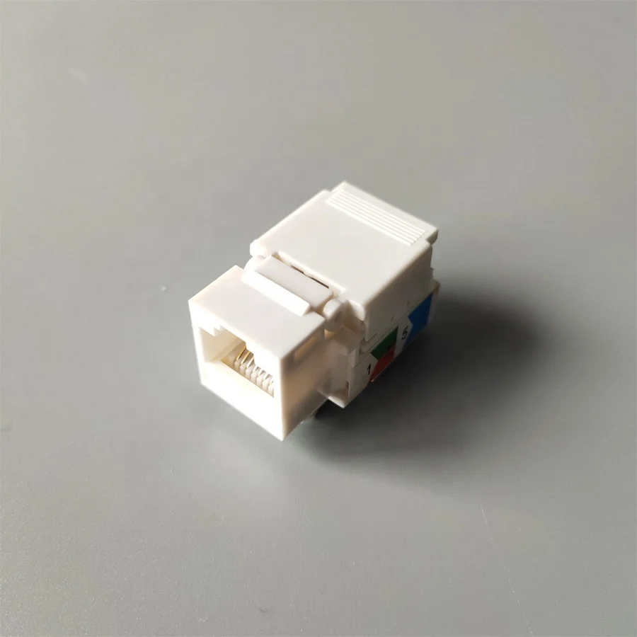 Двойной IDC UTP cat5e цифровой RJ45 T568B стандартный разъем keystone jack без