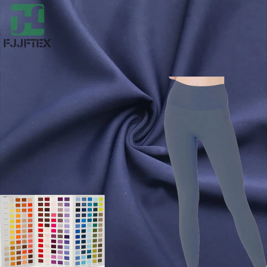 New arrival single way wet permeability fabric polyester spandex fabric for yoga pants