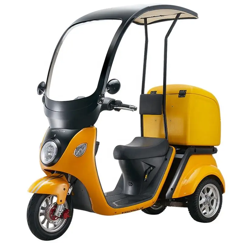 3 Wheels Electric Food Delivery Scooter, Pizza Delivery Scooter, KFC Delivery Scooter