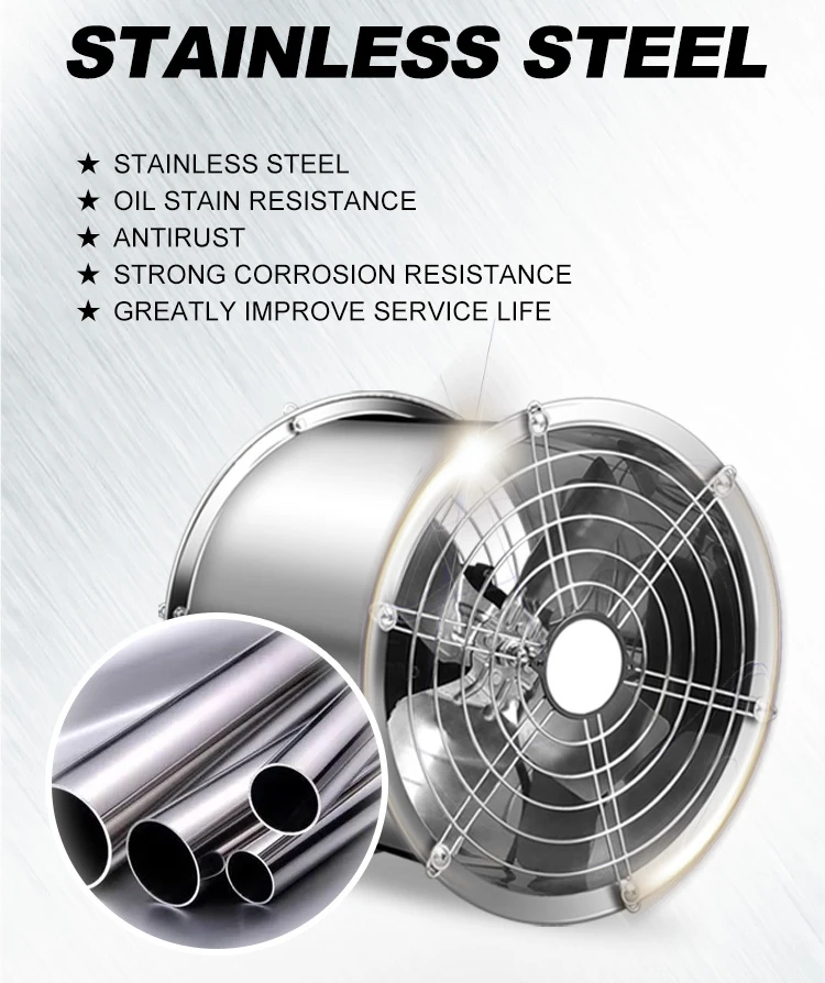 3000 Cfm China High Velocity Exhaust Venty Ventilation Fan Industrial Air Ring Blower Axial Flow Duct Extractor Fan