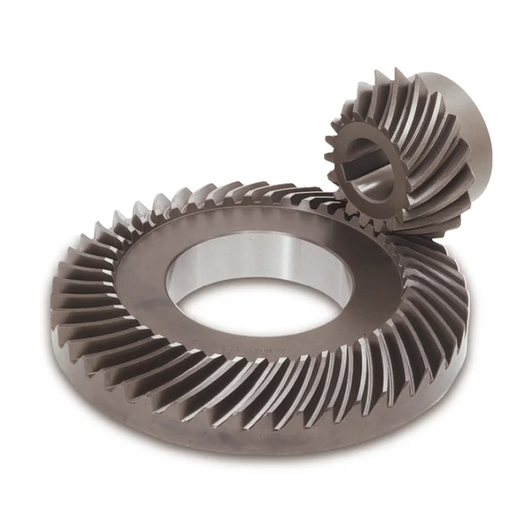 
Precise Custom machining Steel Finished Bore Spiral Bevel Gear Supplier 