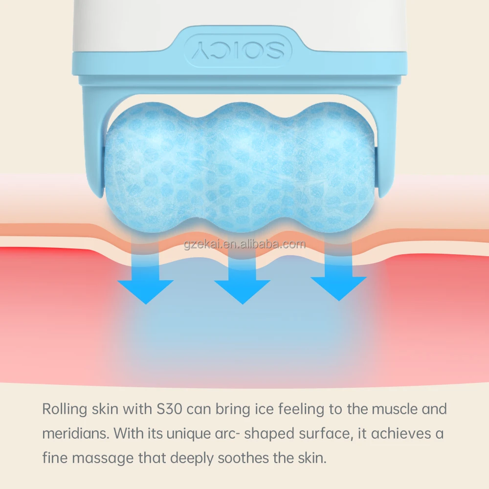 Derma rolling system SOICY S30 portable beauty device anti-puffiness treatment beauty and care with good effect cheap price