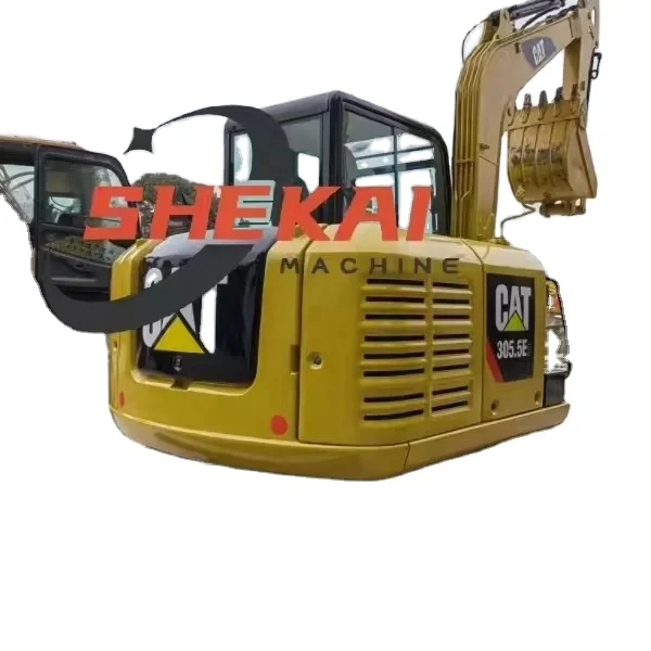 Used CAT 305.5 excavator, CAT 305.5E2 307d 306 308c mini excavator hot sale