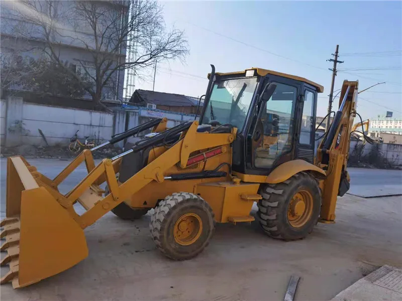 Б/у экскаватор-погрузчик дешевый продажа с завода Caterpillar CAT 416E machinery для продажи