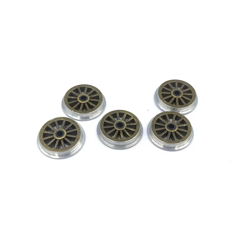 Dakunlun Custom Die Casting Zinc Alloy Wheel Spoke Model Train Wheel