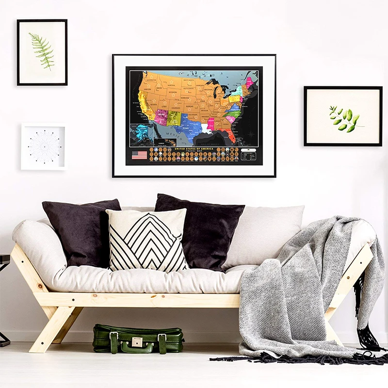 Personalised World National Geographic Scratch Deluxe Scratch Off World Map