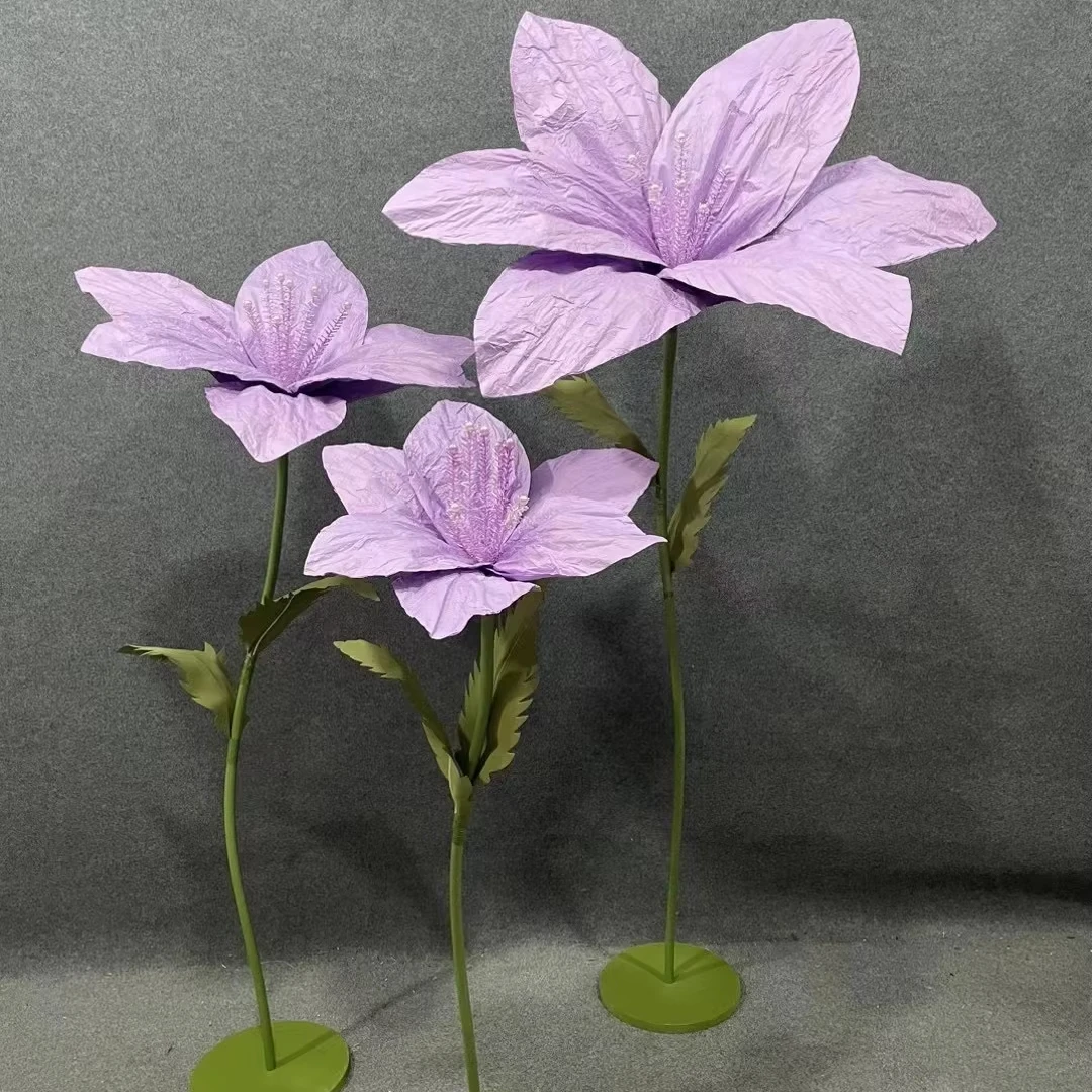 C002 Stereoscopic Giant Paper Flowers Large Simulation Flowers Shopping Mall Window Display Background Decoration Paper Flower