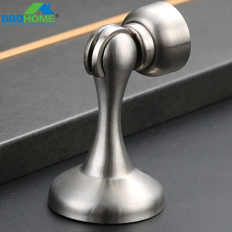 BBDHOME High quality stainless steel windproof silent indoor door anti-collision strong magnet Door stopper