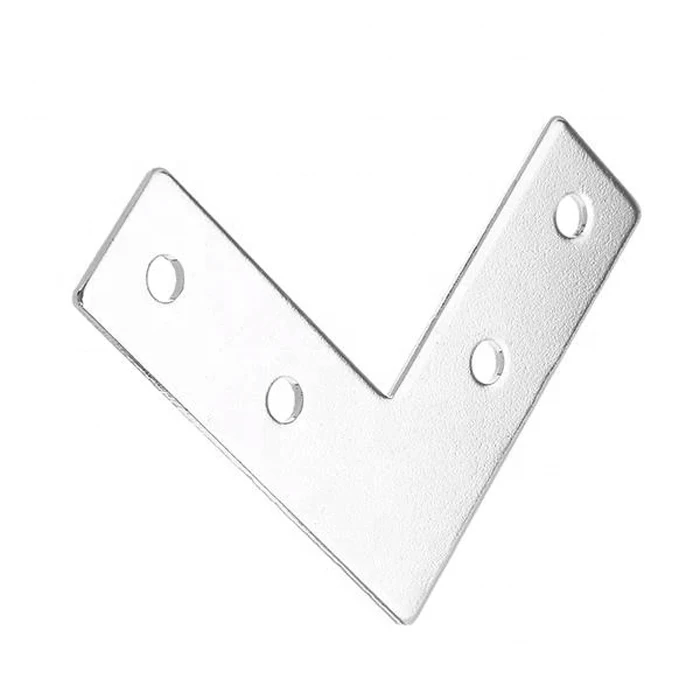 Silverchin Custom L Shaped Galvanized Metal Steel Angle Corner Brackets