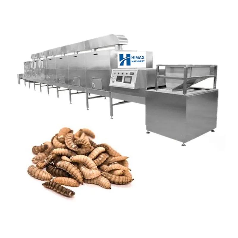 Multi-purpose tunnel microwave dryer tea spices flowers yellow mealworms microwave dryer