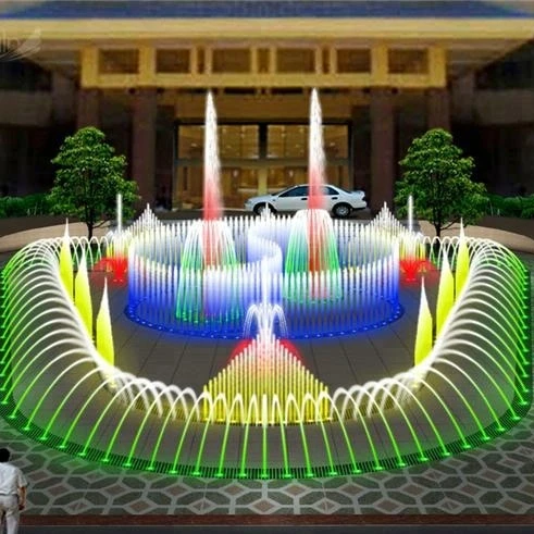 Onsite installation program control combination type LED light decorative  fountains