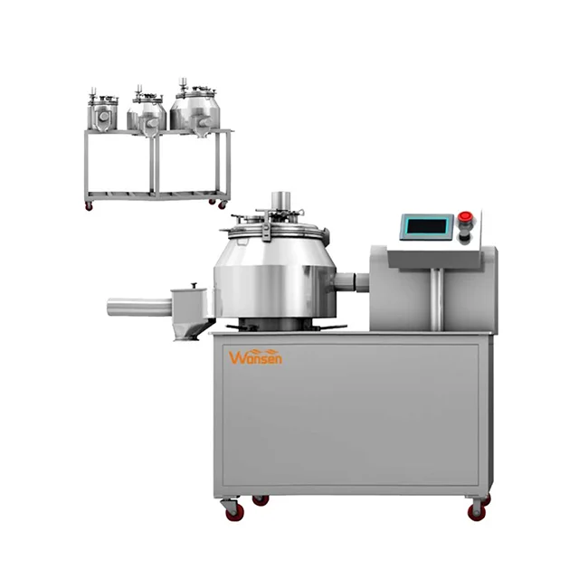 Multi mill granulator in laboratory scale high shear mixers