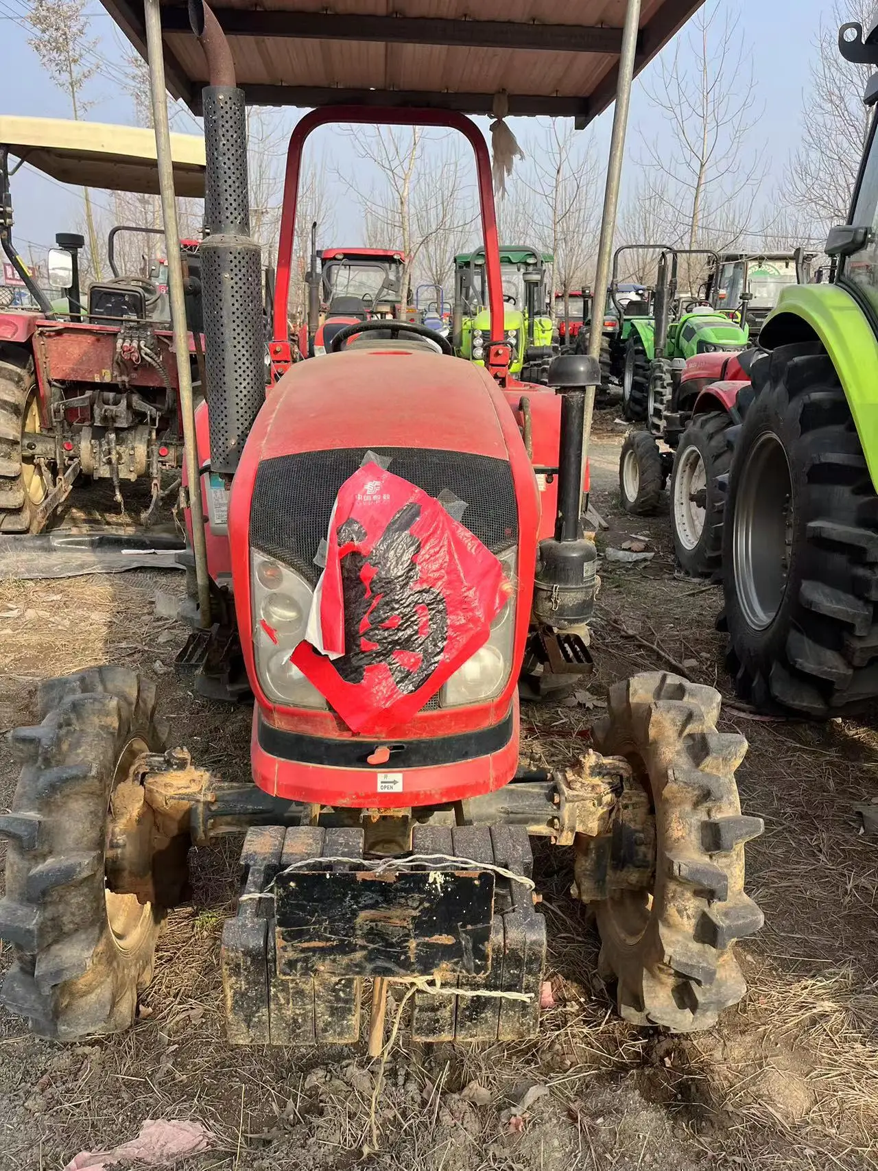 DF 50hp Китайский Низкая цена Подержанный трактор высокого качества 4*4
