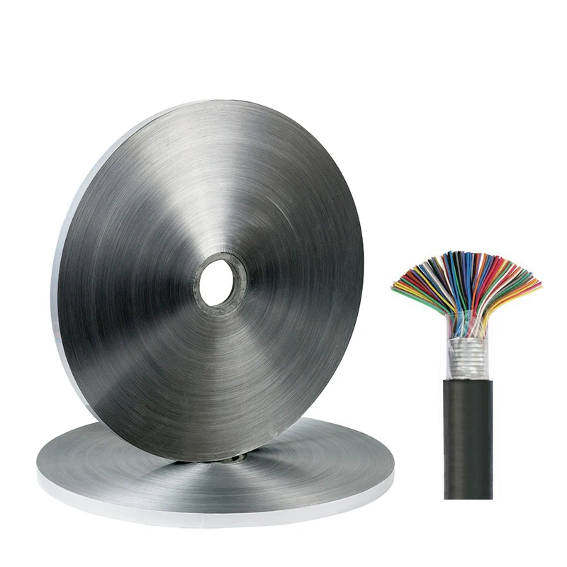 Aluminum Foil Bonded Mylar Foil Spooling Cable Foil For Shielding