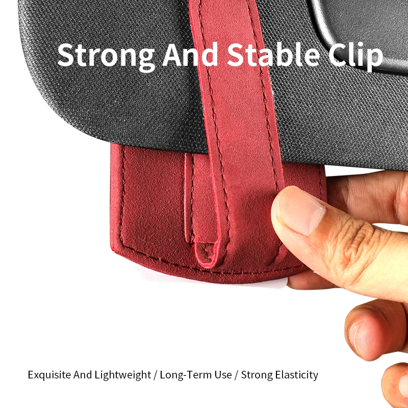 Glasses Holder Clip for Car Sun Visor Sunglasses Storage Box Automotive Accessories Apply to All Car Models