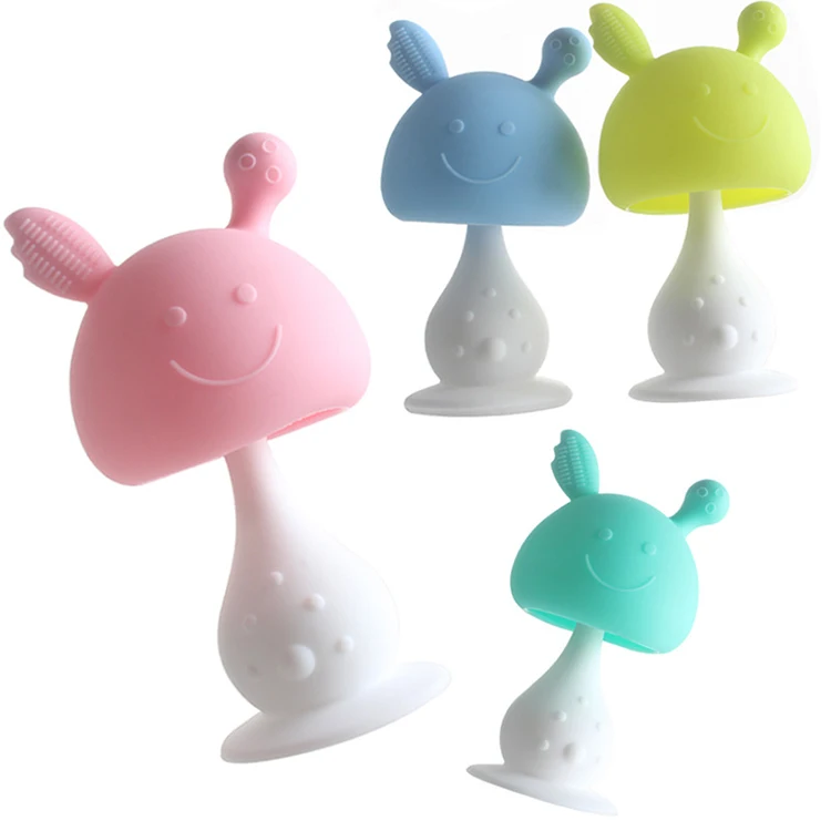 
Wholesale High Quality Food Grade Baby Silicone Teether Toy Rabbit Animal Baby Teether Silicone Baby Teether 