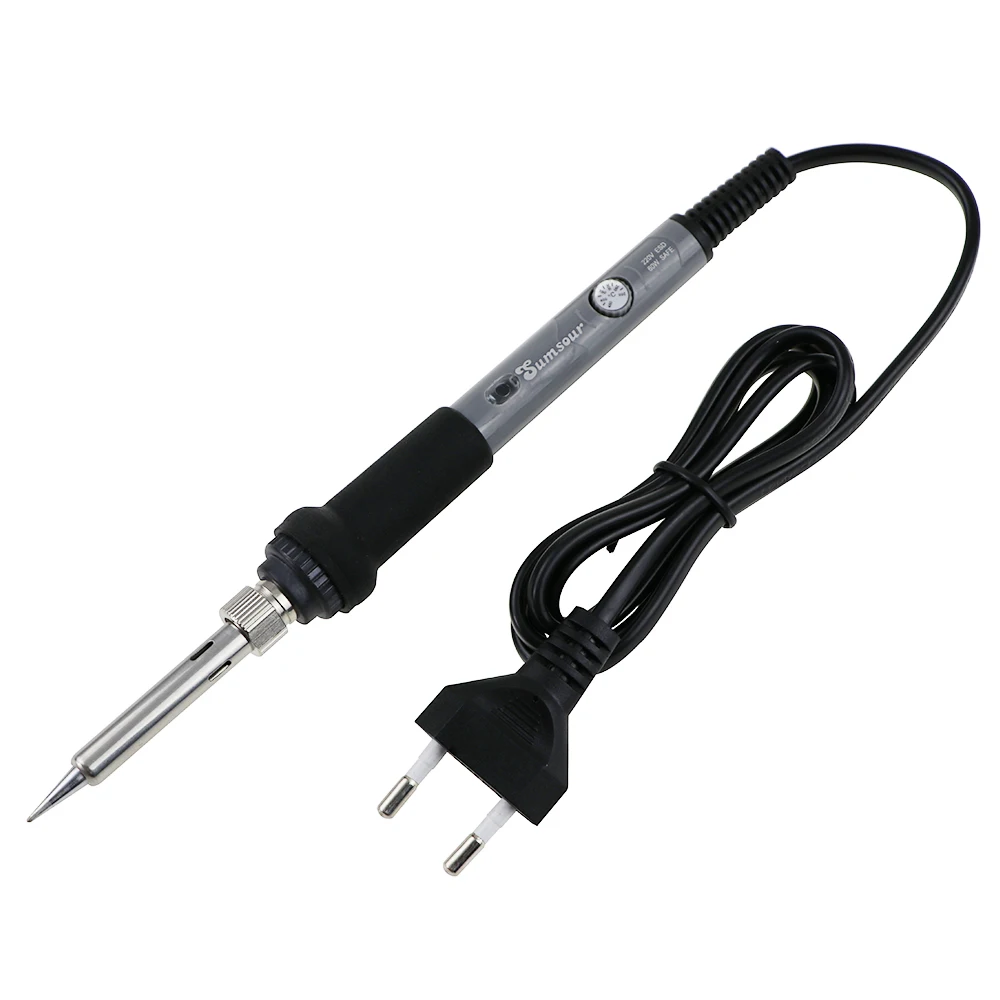 60W Electric Soldering Iron Adjustable Temperature 220V / 110V Welding Solder iron Rework Station Desoldering Repair Accessories