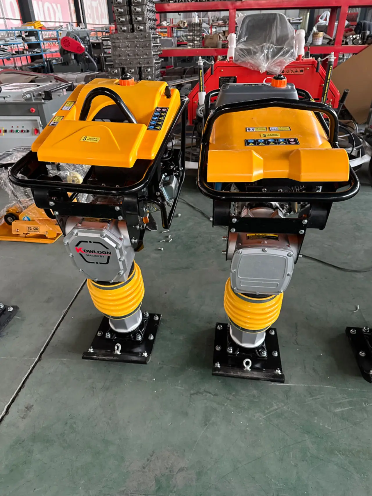 Gasoline Power Soil Wacker Factory Outlet HCR100 Rammer Tamper Jumping Jack  floor Compactor Support Customization