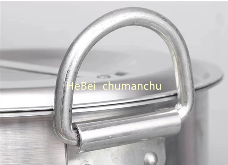 High quality aluminum pot/large aluminum cooker/cooking soup bucket