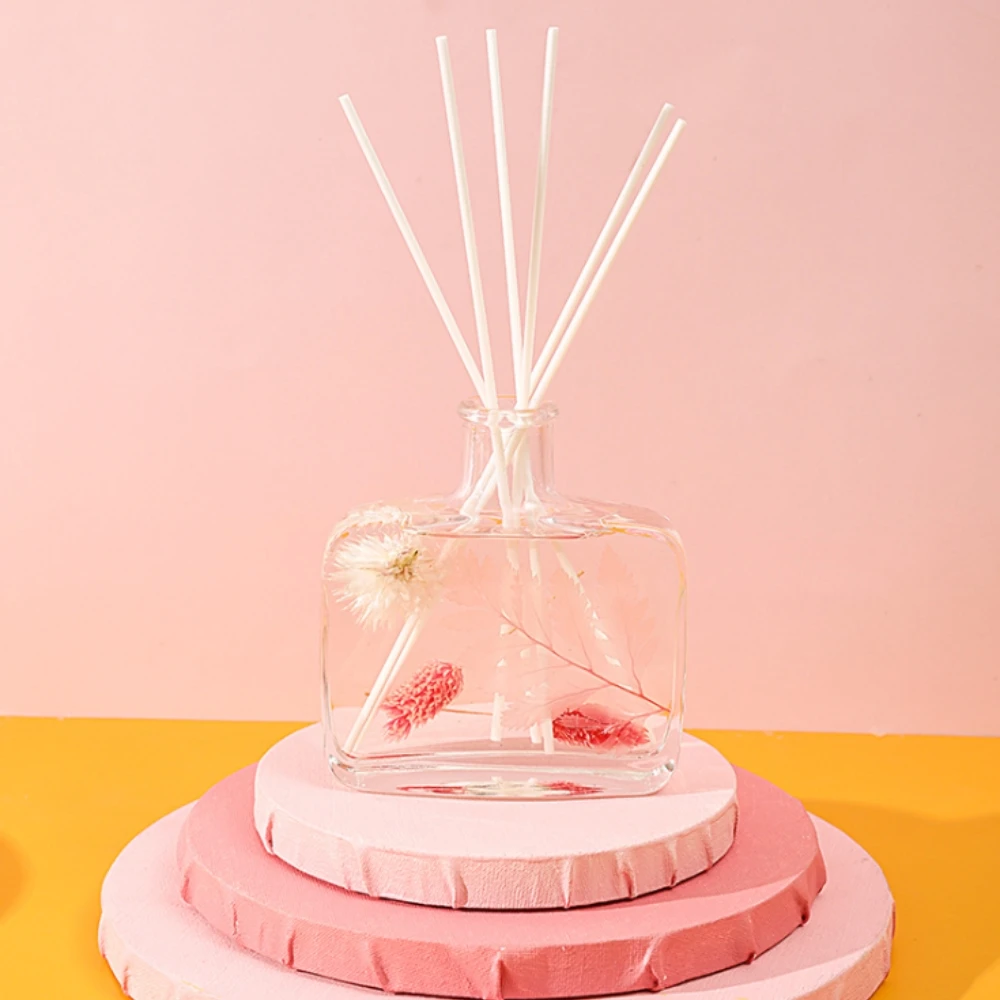 Dried Flower Aromatherapy Air Freshener Gift Color Shading Bottle Essential Oil Aroma Scented Reed Diffuser