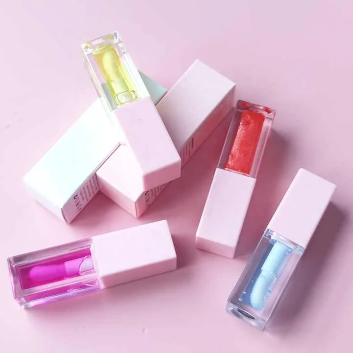 Natural Organic Private Label Custom Fruity Flavored Clear Lipgloss Vendor Shiny Beautiful Cute Girl Glitter Kids Lip Gloss
