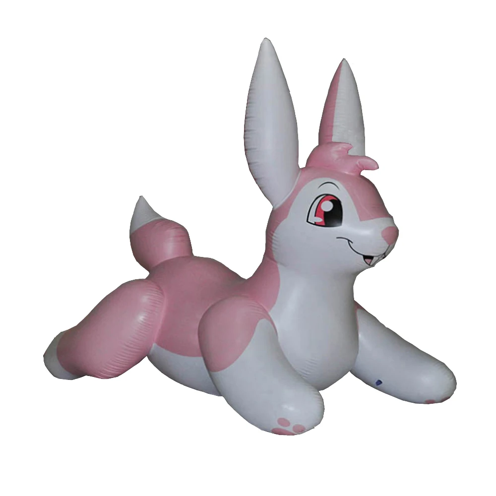 
Yellow PVC Inflatable Husky Dog Animals Pool Toy 