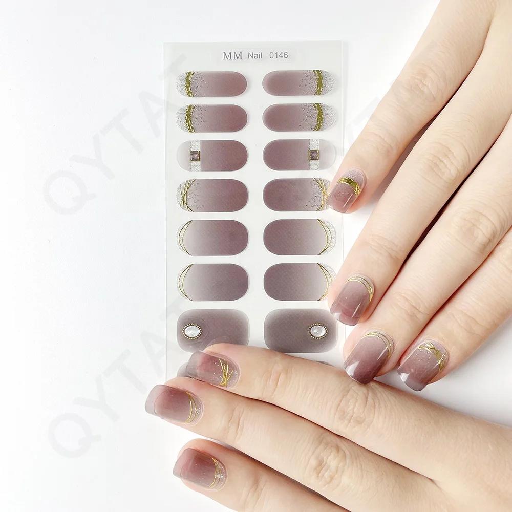 Factory Price Customized Design OEM/ODM Gel Shinning Polish Nail Sticker