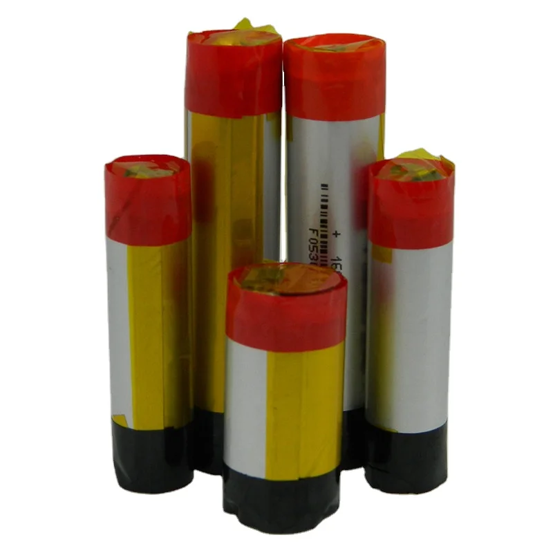 china supplier hot sale 3.7v 650mah cylinder lithium ion polymer 13450 lipo battery