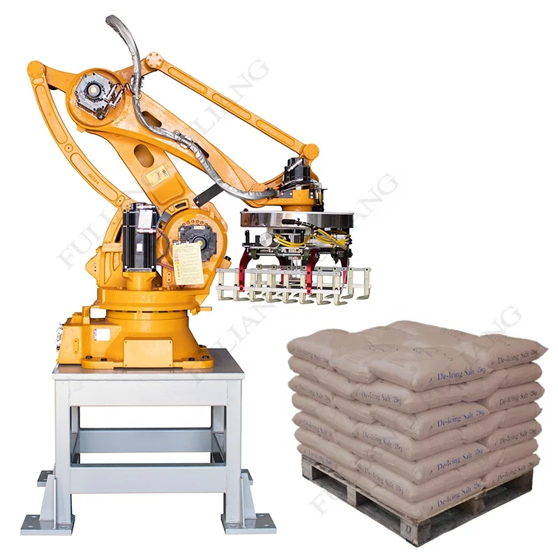 High Speed Robotic Palletizer ABB 460 Industrial Palletizing Robot Arm