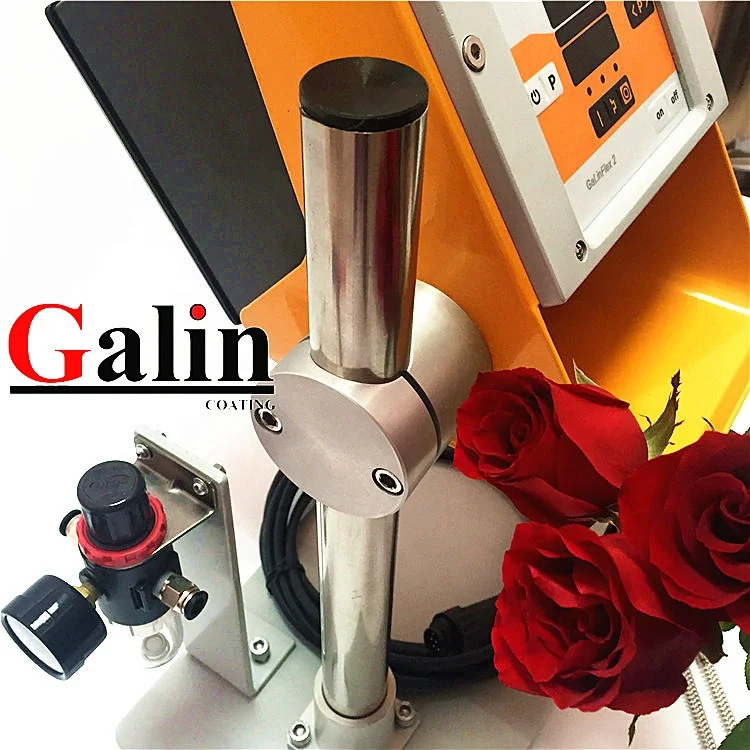 Manual electrostatic lab powder coating spray gun with powder coating equipment