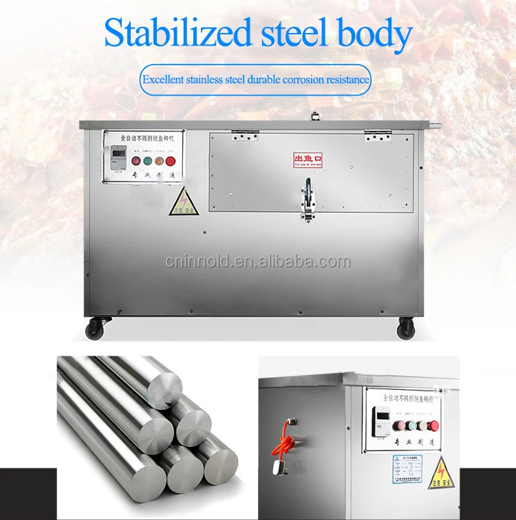 Easy Operation Commercial Remover Fish Scales Machine