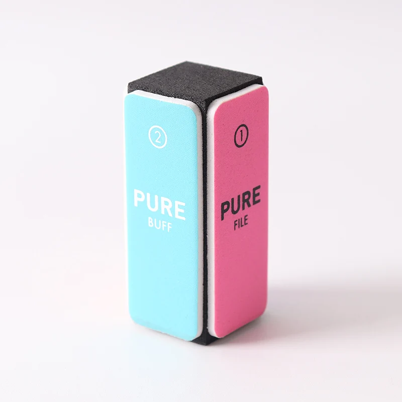 4 side quick shine magic mini  pedicure nail buffer block