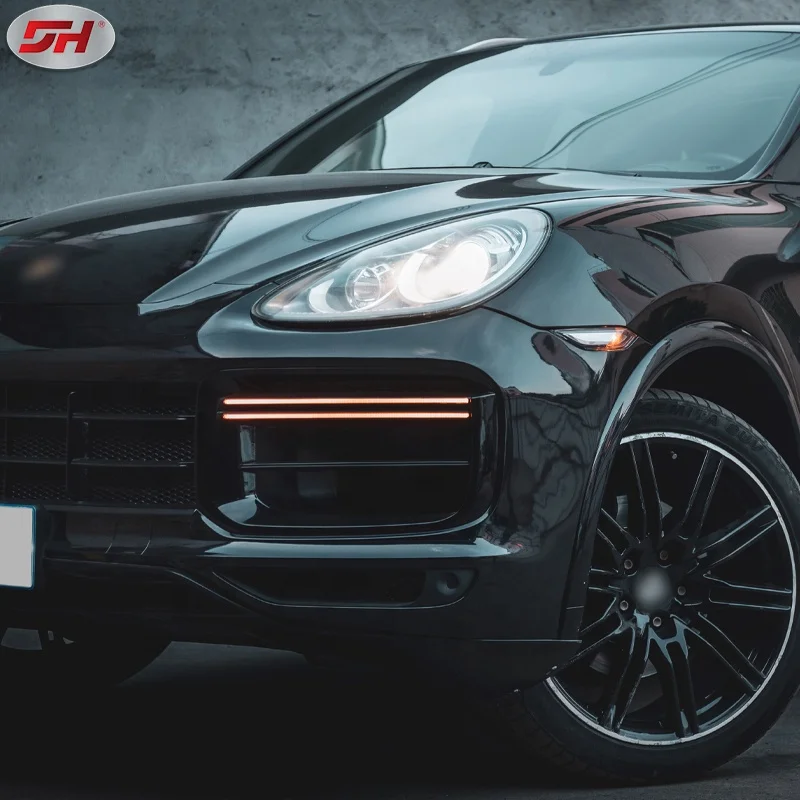 For Porsche Cayenne 2011-2014 year 958.1 upgrade 2018-up 9Y0 front bumper Turbo-style bumper facelift bodykit wheel arch