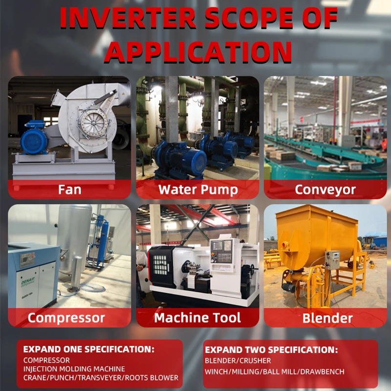 Ac frequency inverter 50hz to 60hz vfd 5.5kw 380V 3 phase 7.5kw ac motor drive