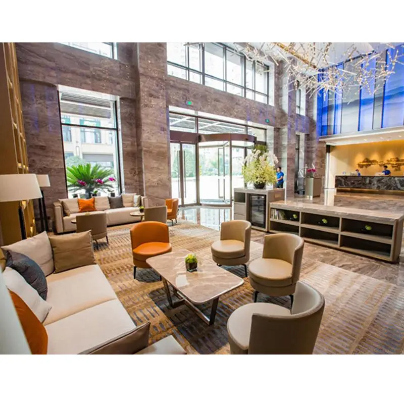 China Factory Wholesale Contemporary Luxury Hotel Lobby Sofa