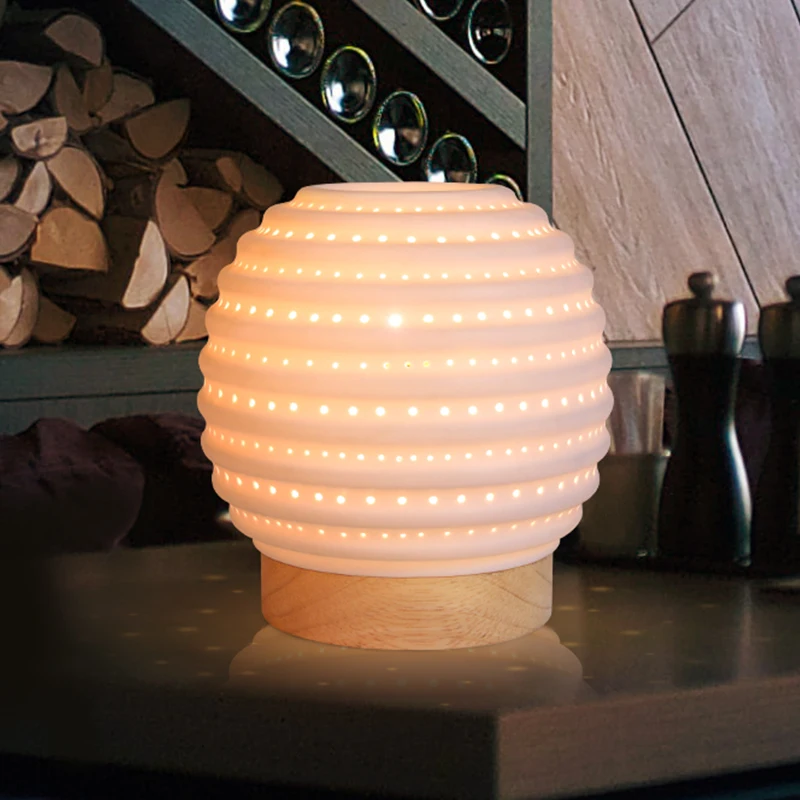 New Design Cheap Price Wax Melt Burners Electric Hollow Wax Burners Ceramic Essential Carved Fragrance Lamps
