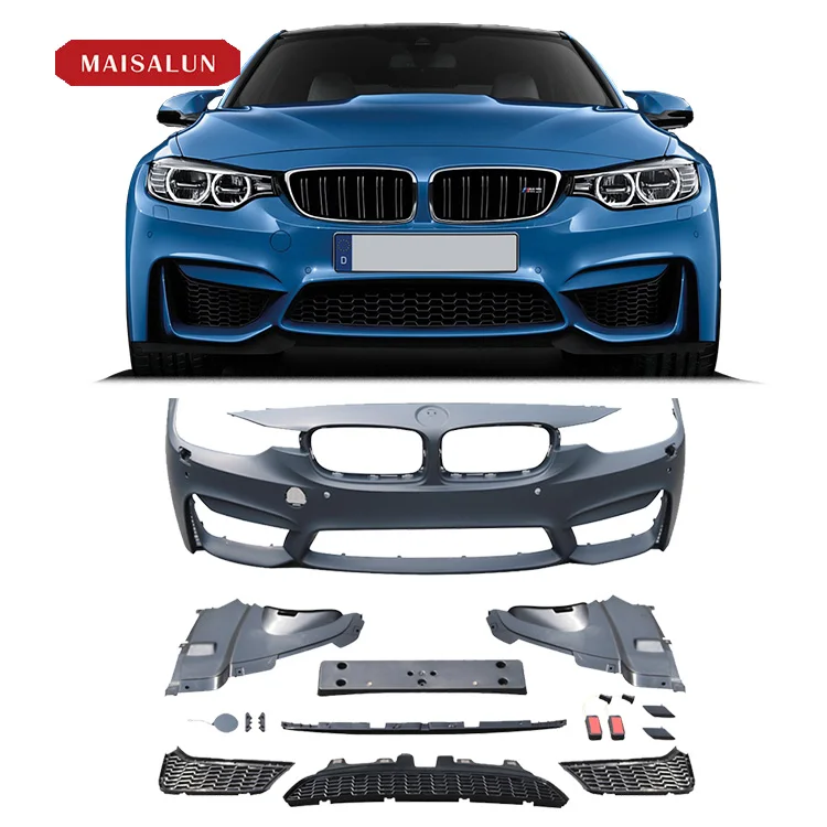 For BMW 3 series F30 F35 M3 body kits PP front car bumper rear bumper side skirts fender