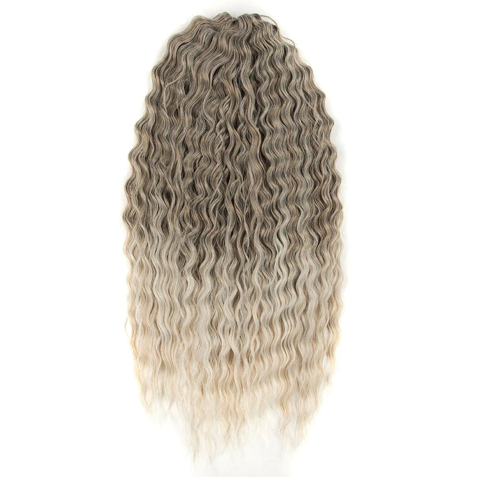 Ariel Jessica Katrine Monica Russia 24 inch and 30 inch 300g/pack Loose Deep Wave Long Synthetic Curly Wave Twist Crochet Hair