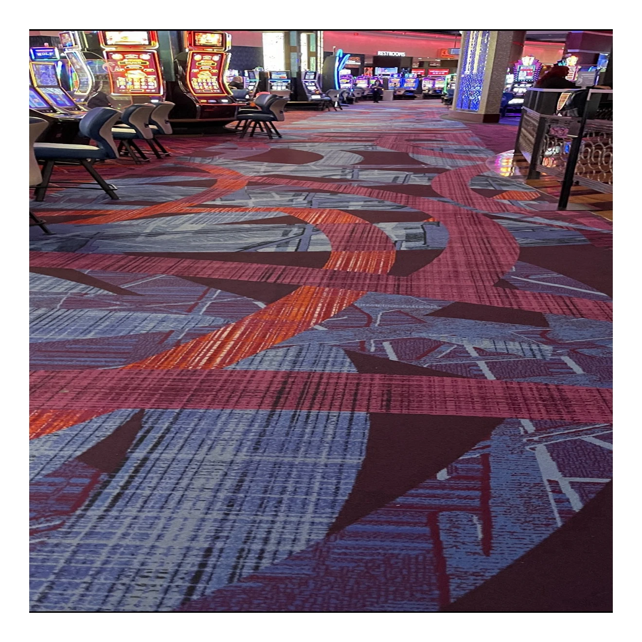 Luxury Nylon polyester printed carpet for hotel carpet casino islam mosque carpet