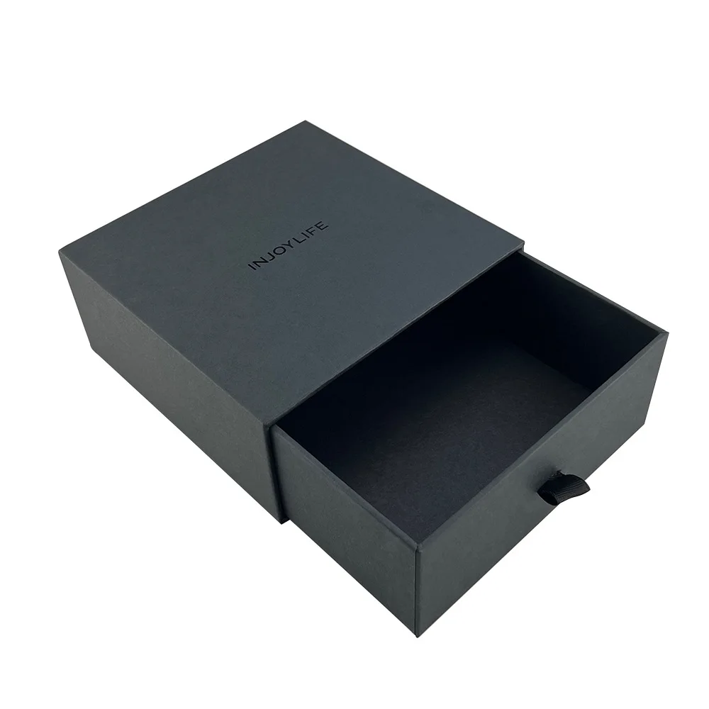 Custom logo schmuck gift paper packaging Belt drawer boxes