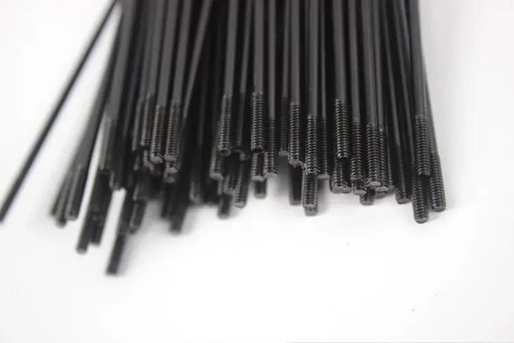 
Steel bicycle spoke with nipple 14GX308mm 