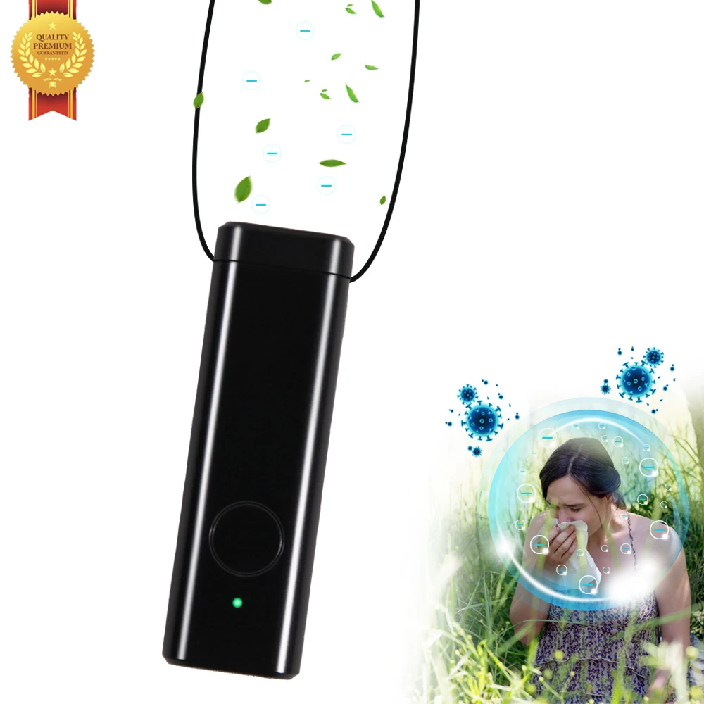AP01 Mini Negative Ion Hanging Wearable Neck Necklace  Air Purifier For Smoker Smoke Manufacturer
