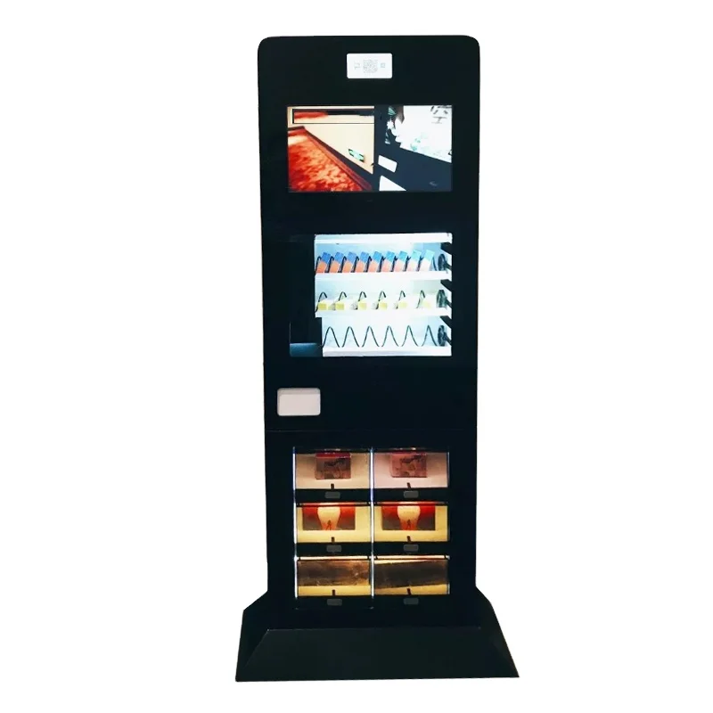 Large Capacity Automatic Combo Snacks Drinks Vending Machines