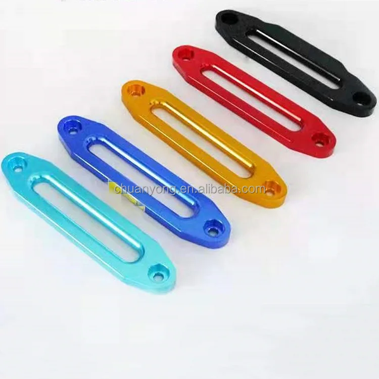 Electric Winch Synthetic Rope Anchor Chain Guide Hole Anodized Color Winch Accessories