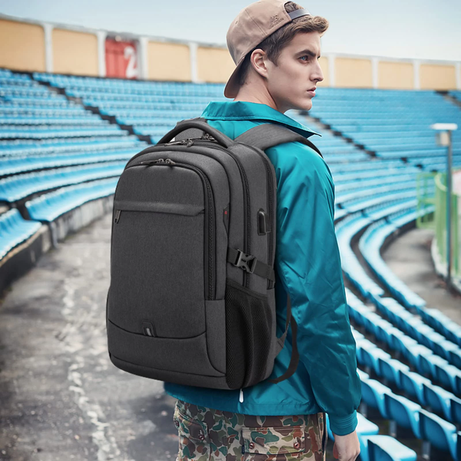 Yuhong Manufacturer Customized Outdoor Laptop Backpacks School Bags With USB Daily Life