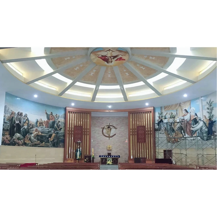 Custom made marble murales mosaic wall mural art