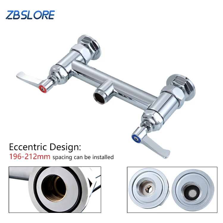 3-year Warranty Mixed Faucet Pre Rinse Commercial Kitchen Faucet Sprayer With Wall Bracket