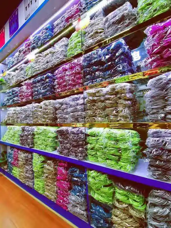 Mobile Phone Cables 2m USB Braided Cable  8 pin Quick Charging Lighting  Data Cables for iPhone