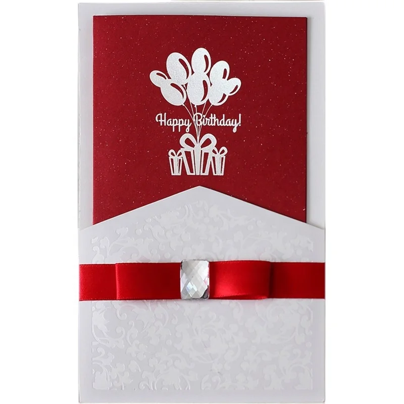 Exquisite art pape customized gift card Party invitation cards Birthday cards